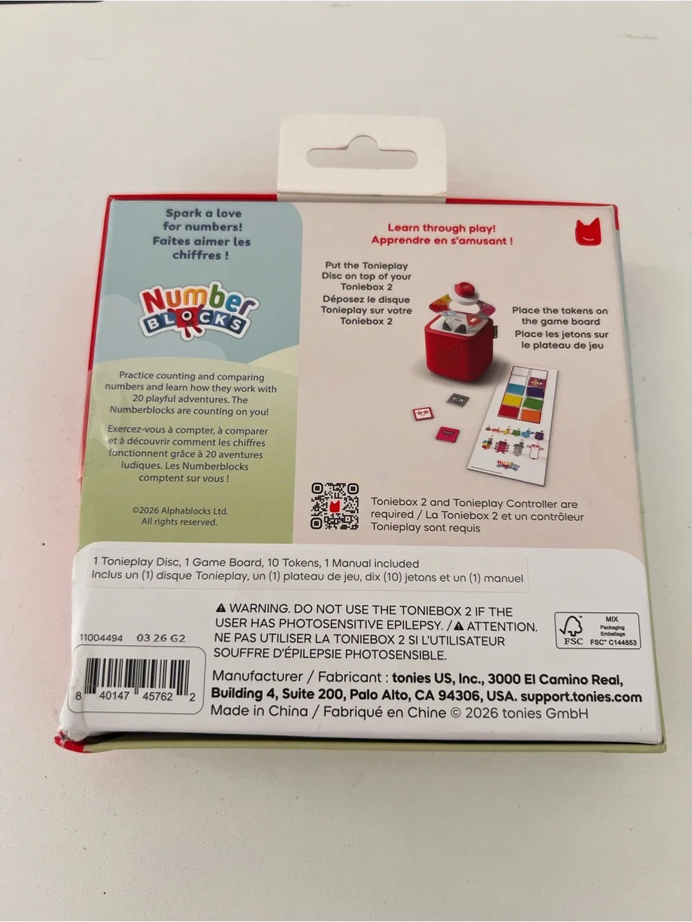 Tonieplay Numberblocks Learning Adventures Game